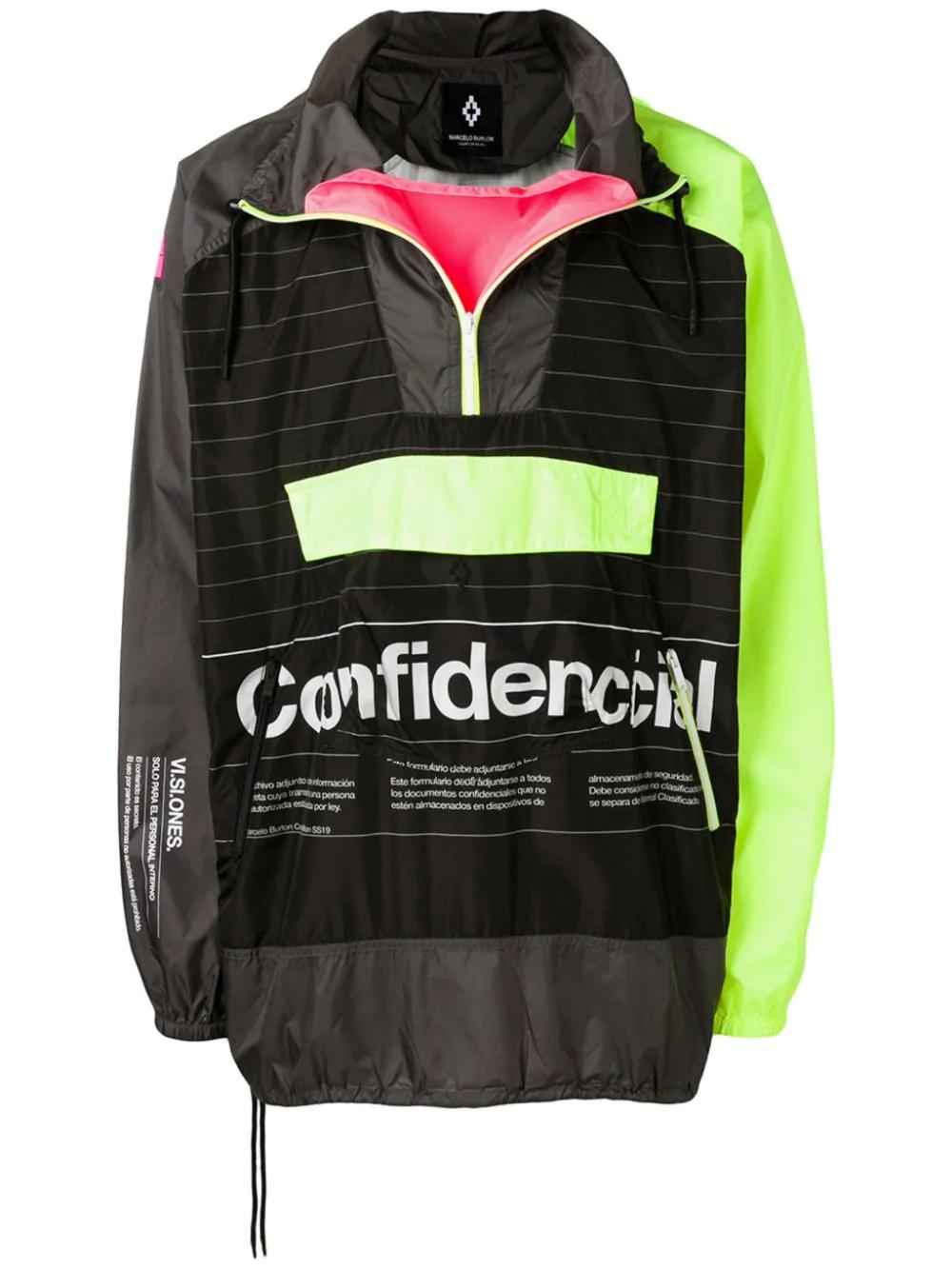 Lettering windbreaker by COUNTY OF MILAN