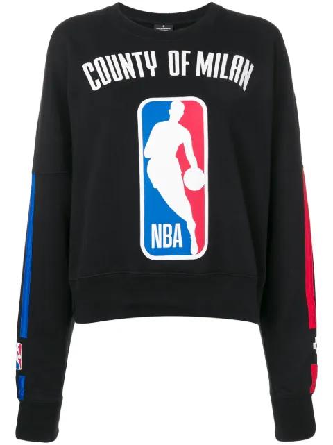 Marcelo Burlon X NBA logo sweatshirt by COUNTY OF MILAN