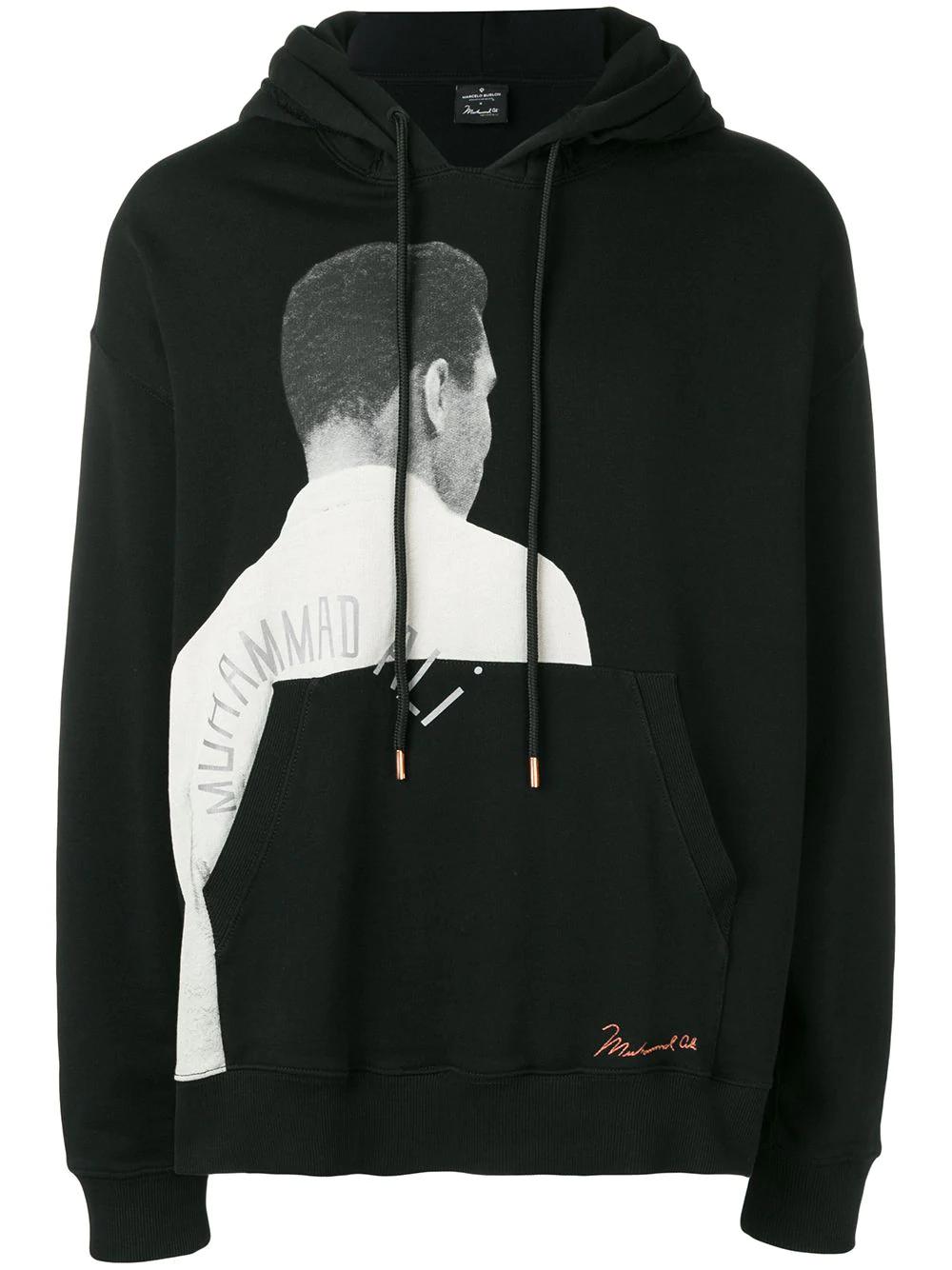 Marcelo Burlon x Muhammad Ali print hoodie by COUNTY OF MILAN