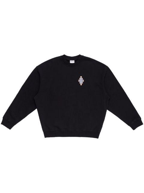 Optical Cross cotton sweatshirt by COUNTY OF MILAN