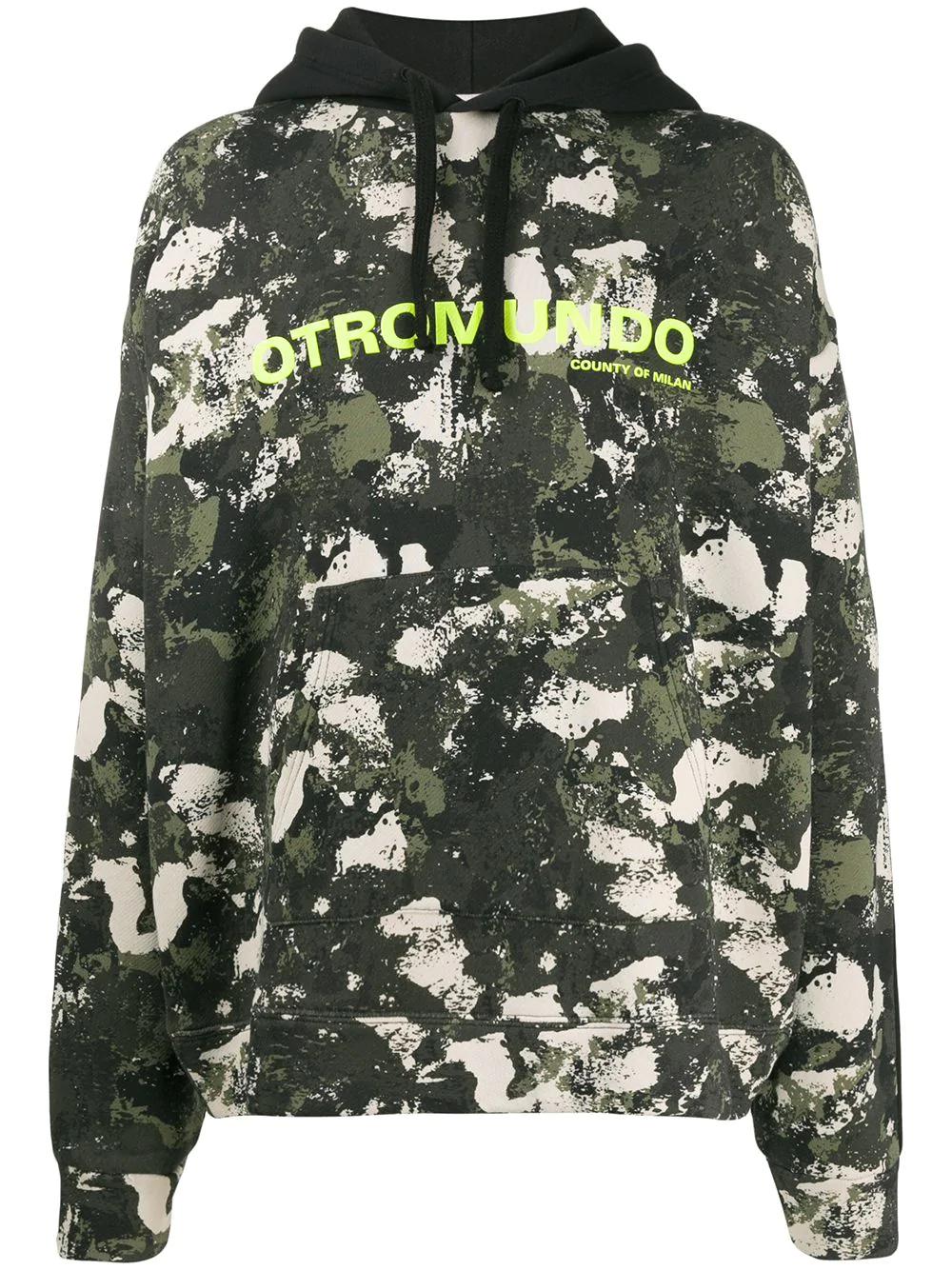 Otromundo print hoodie by COUNTY OF MILAN