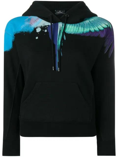 Wings hoodied sweatshirt by COUNTY OF MILAN