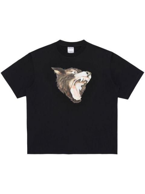 Wolf short-sleeve T-shirt by COUNTY OF MILAN