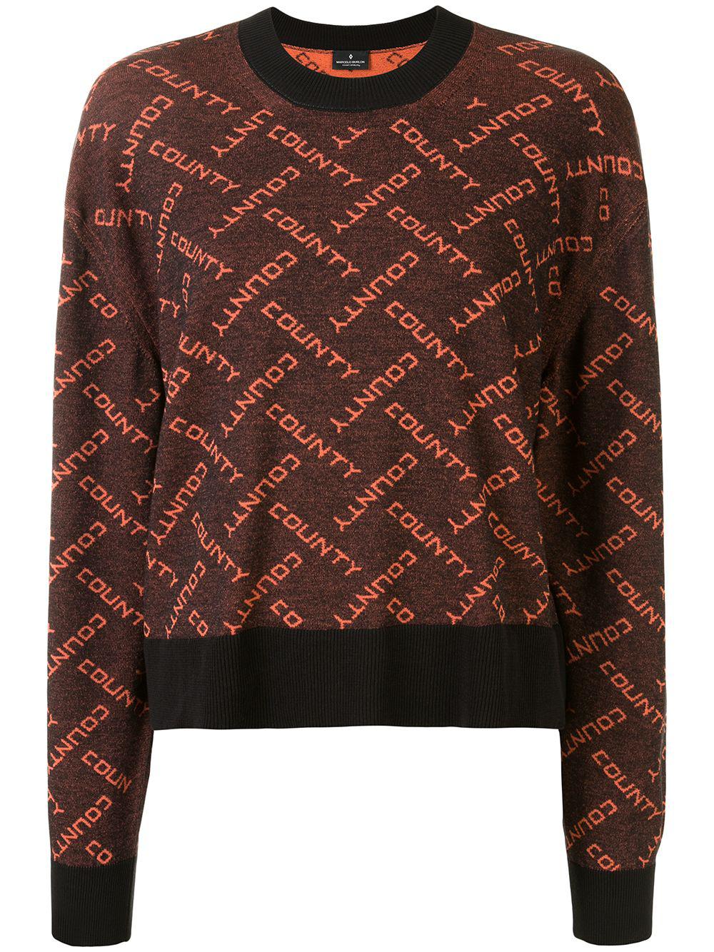 all-over logo jumper by COUNTY OF MILAN