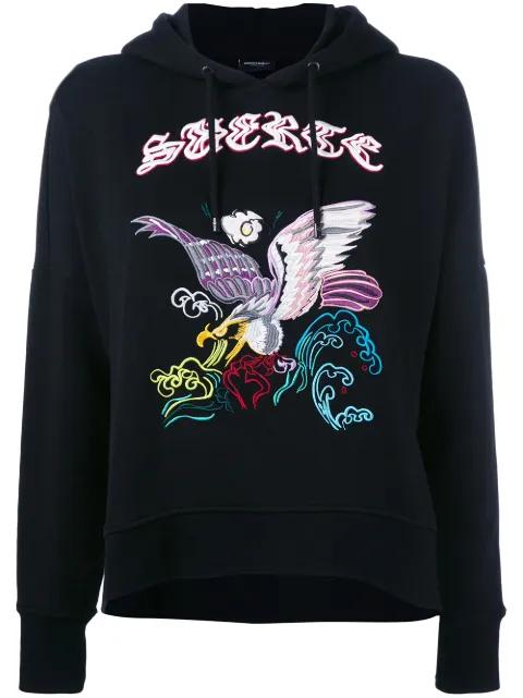 embroidered hoodie by COUNTY OF MILAN