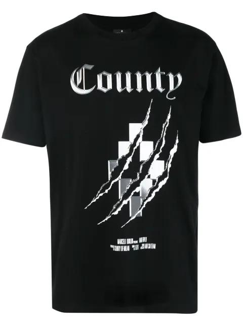 front printed T-shirt by COUNTY OF MILAN