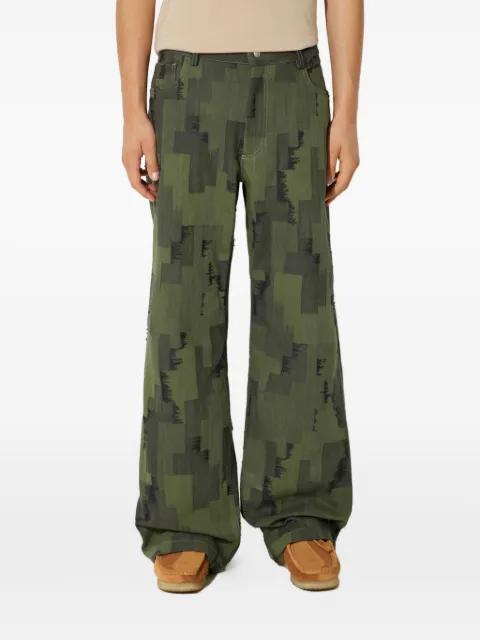 geometric print trousers by COUNTY OF MILAN