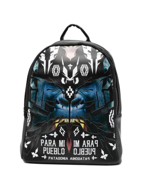 graphic-print backpack by COUNTY OF MILAN