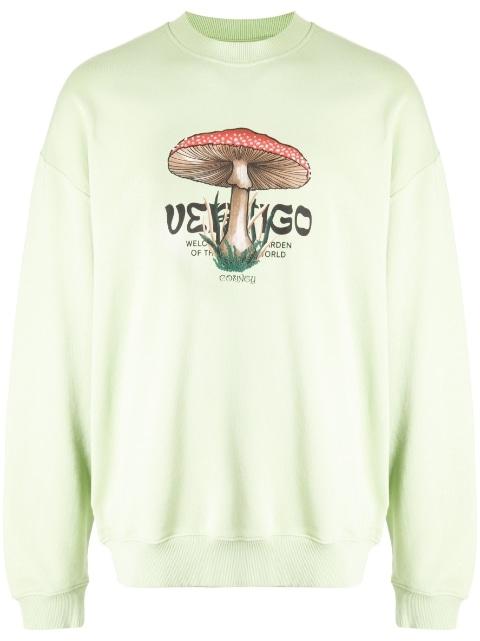 graphic-print cotton sweatshirt by COUNTY OF MILAN