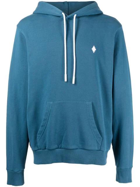 logo-embroidered drawstring hoodie by COUNTY OF MILAN