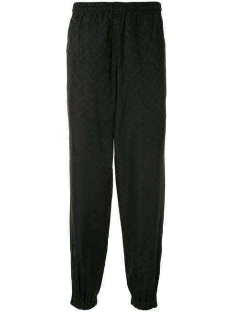logo jacquard track pants by COUNTY OF MILAN