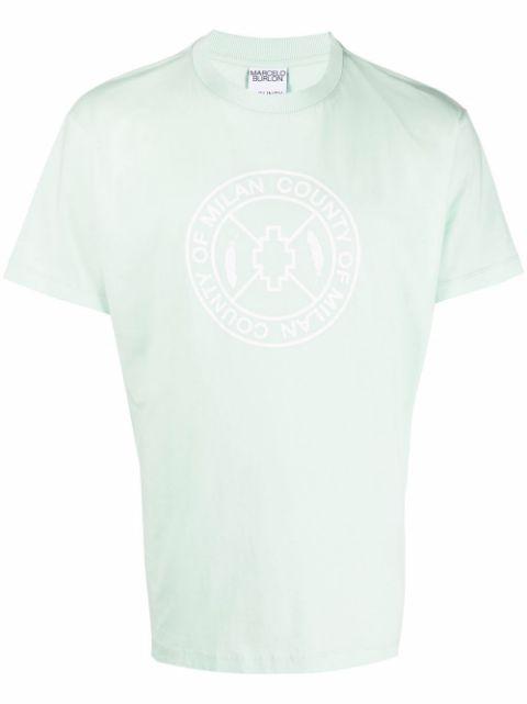 logo-print T-shirt by COUNTY OF MILAN