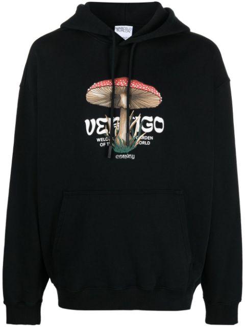logo-print cotton hoodie by COUNTY OF MILAN