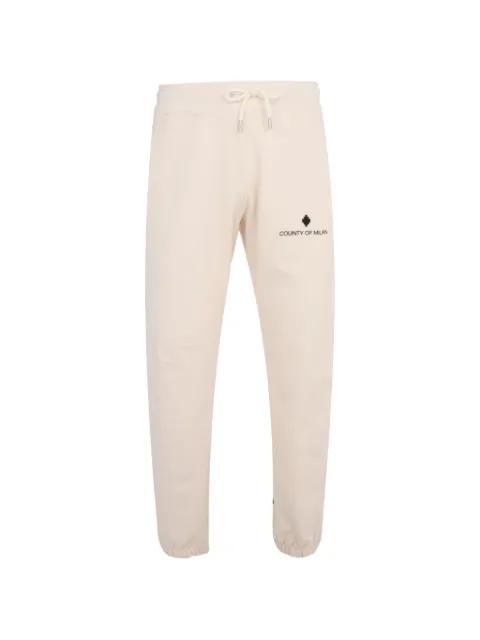 logo-print track pants by COUNTY OF MILAN