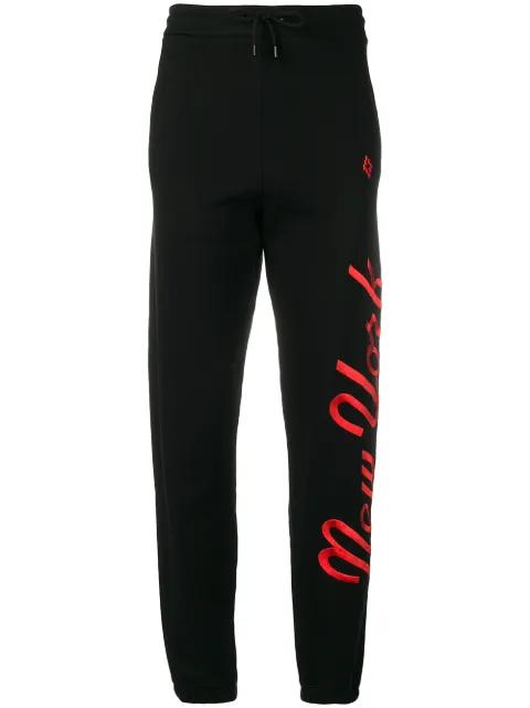 logo track pants by COUNTY OF MILAN