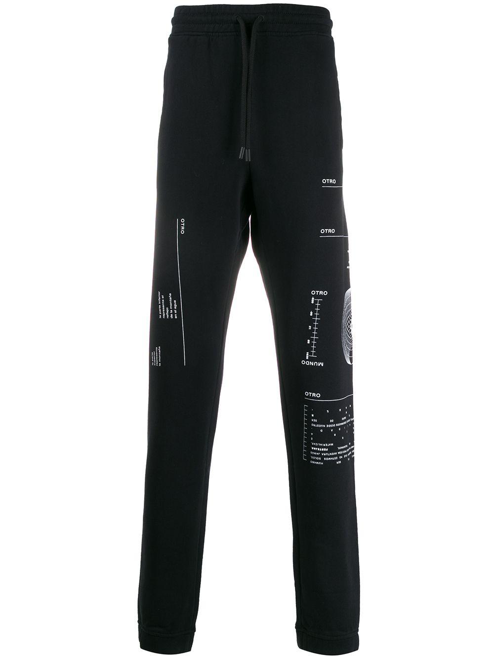 printed track pants by COUNTY OF MILAN