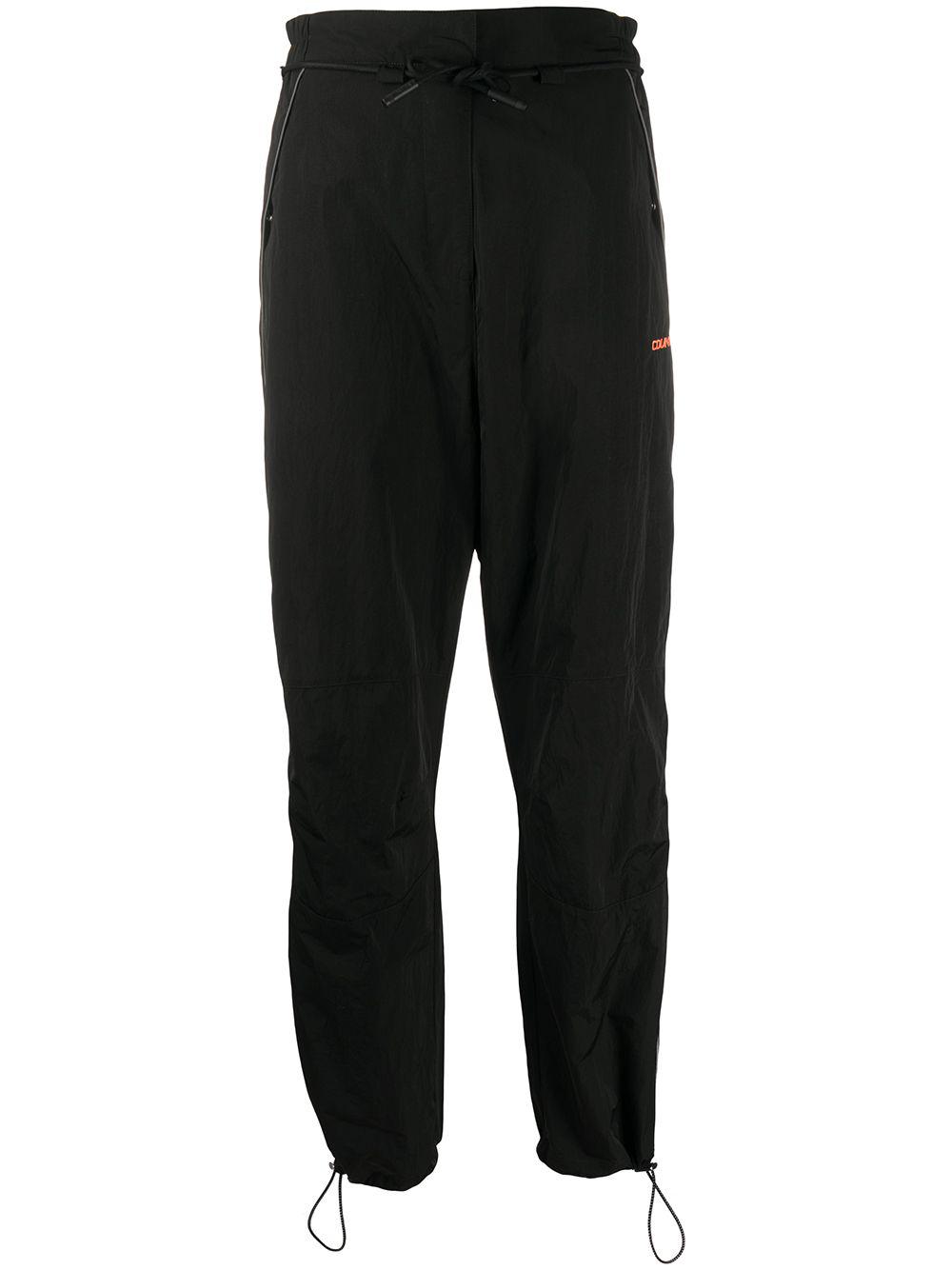 side stripe drawstring track pants by COUNTY OF MILAN