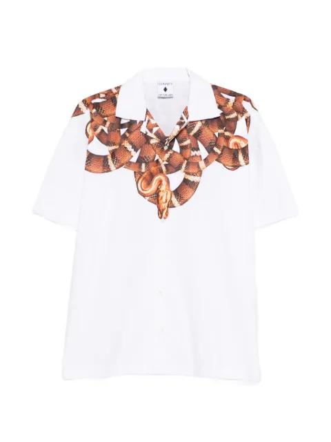 snake-print shirt by COUNTY OF MILAN