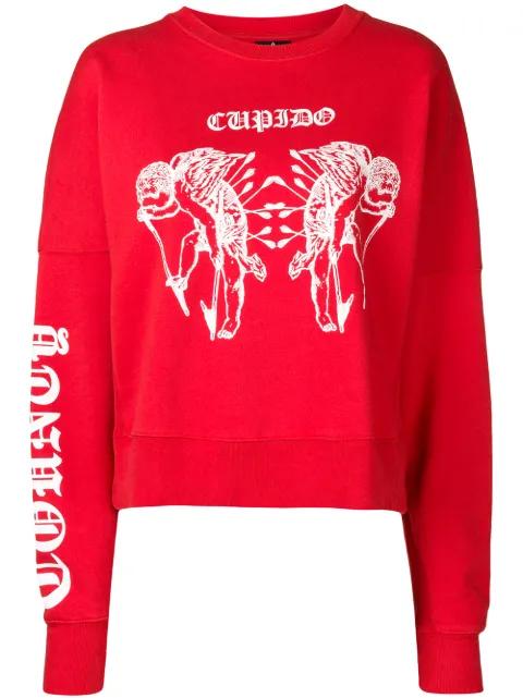 tattoo print sweatshirt by COUNTY OF MILAN