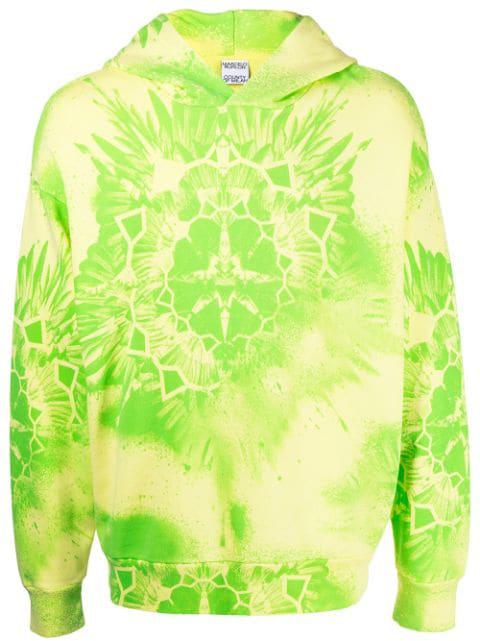 tie-dye cotton hoodie by COUNTY OF MILAN