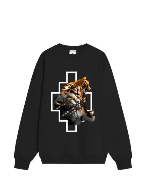 tiger-print sweatshirt by COUNTY OF MILAN