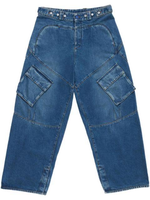 wide-leg cargo jeans by COUNTY OF MILAN