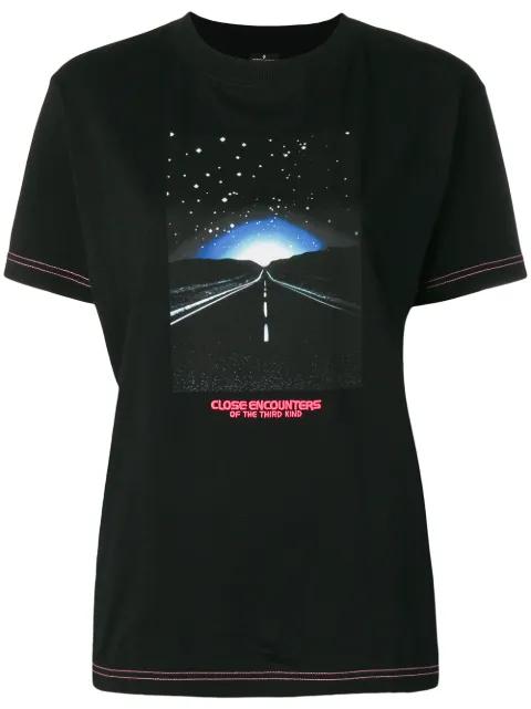 x Close Encounters contrast printed t-shirt by COUNTY OF MILAN