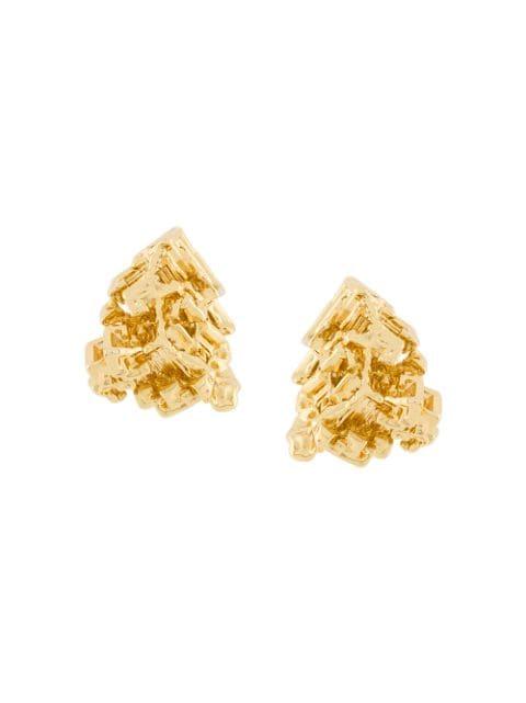 Vortex stud earrings by COUP DE COEUR