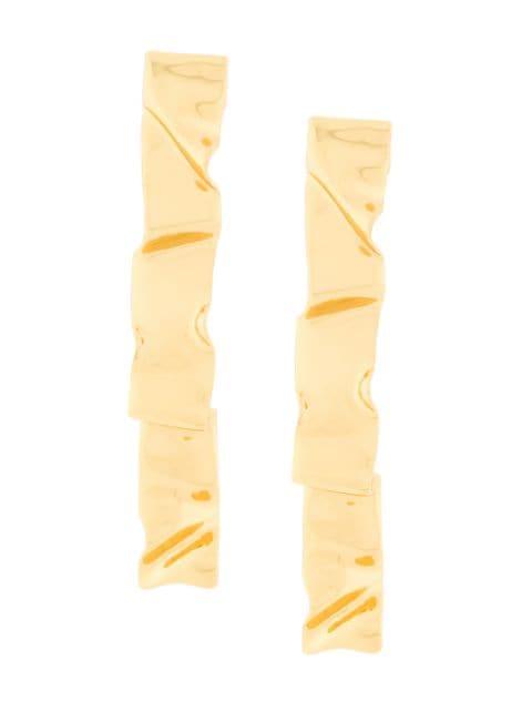 Wave drop earrings by COUP DE COEUR
