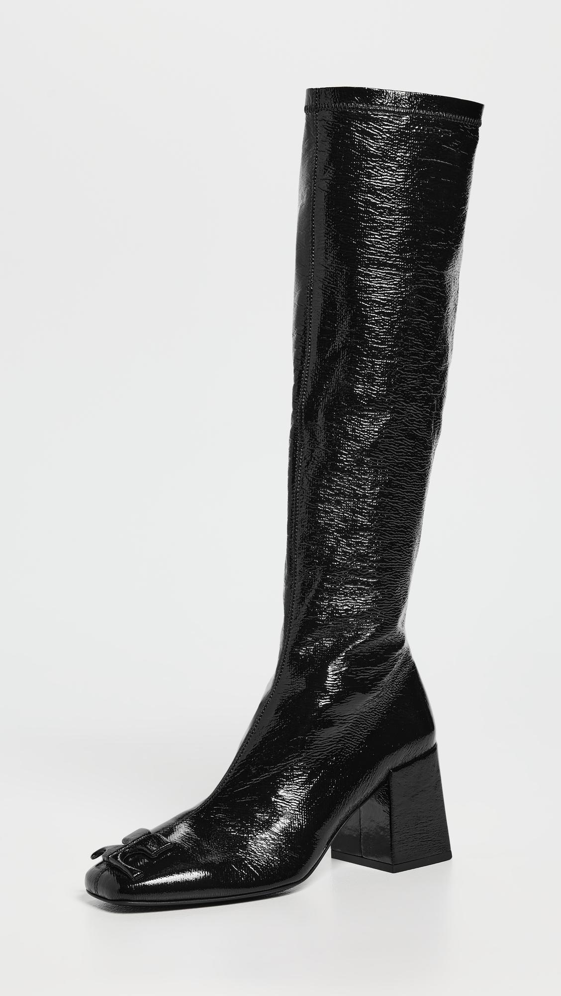 Reedition Vinyl Boots by COURRÈGES