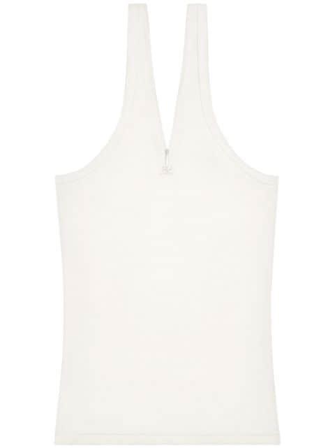 90's ribbed tank top by COURREGES