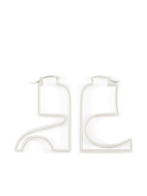 AC earrings by COURREGES