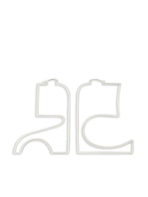 AC earrings by COURREGES