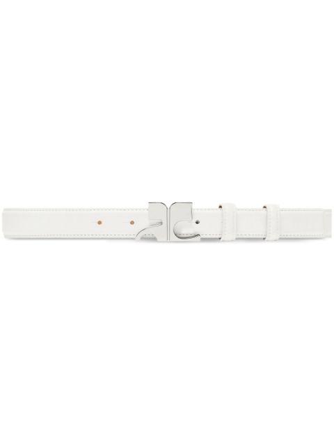 AC leather belt by COURREGES