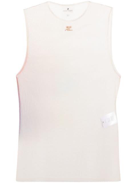 Aura tulle top by COURREGES