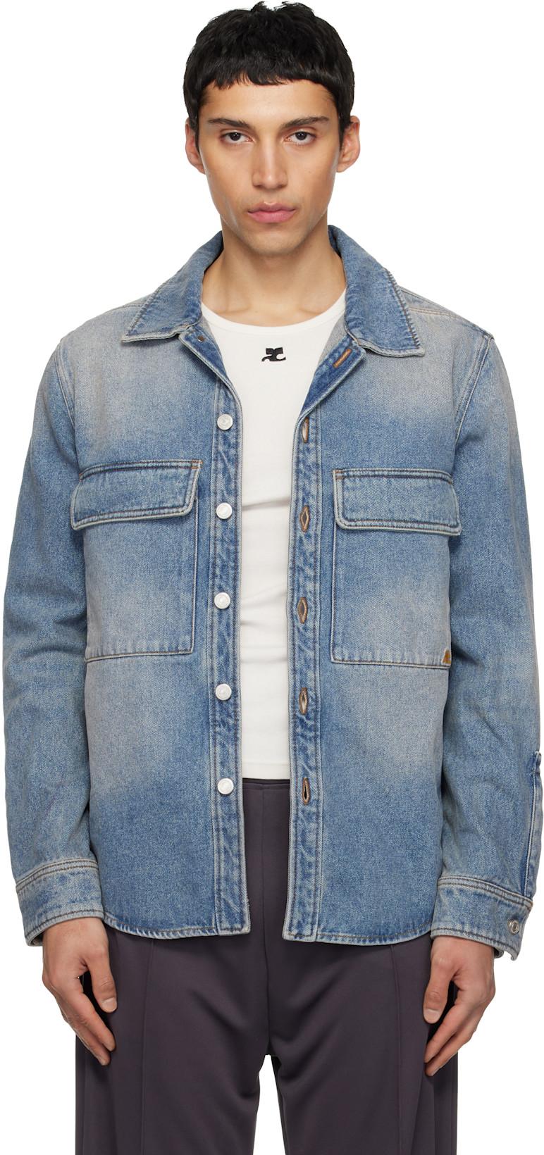 Blue Workwear Denim Shirt by COURREGES