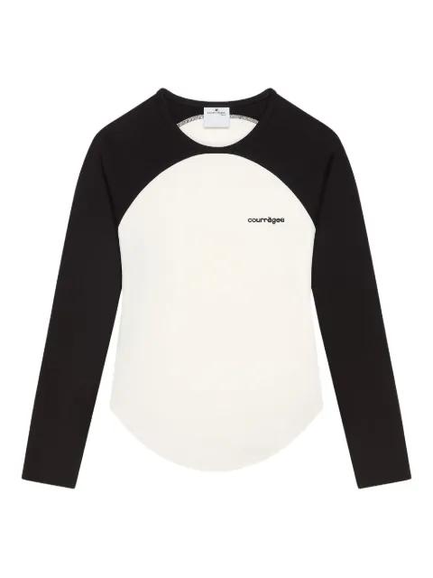 Circle Contrast T-shirt by COURREGES