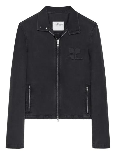 City Shadow zip-fastening logo jacket by COURREGES