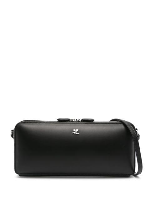 Cloud logo-plaque shoulder bag by COURREGES