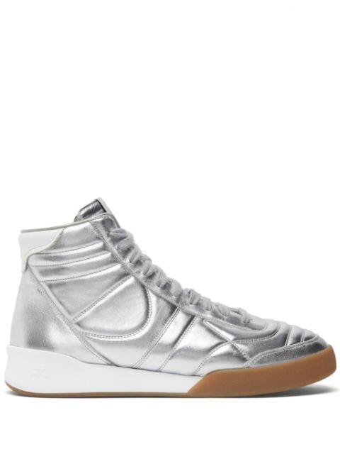 Club 02 leather sneakers by COURREGES