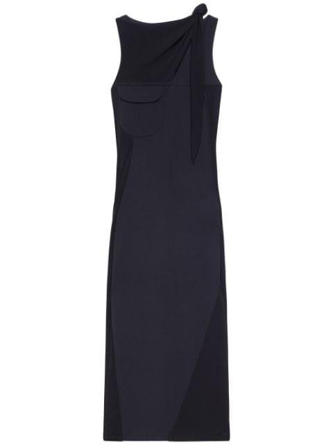 Drapé midi dress by COURREGES