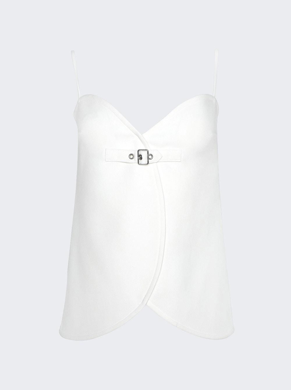 Ellipse Twill Top Heritage White  | The Webster by COURREGES