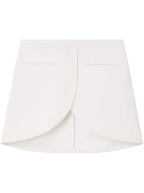 Ellipse asymmetric miniskirt by COURREGES