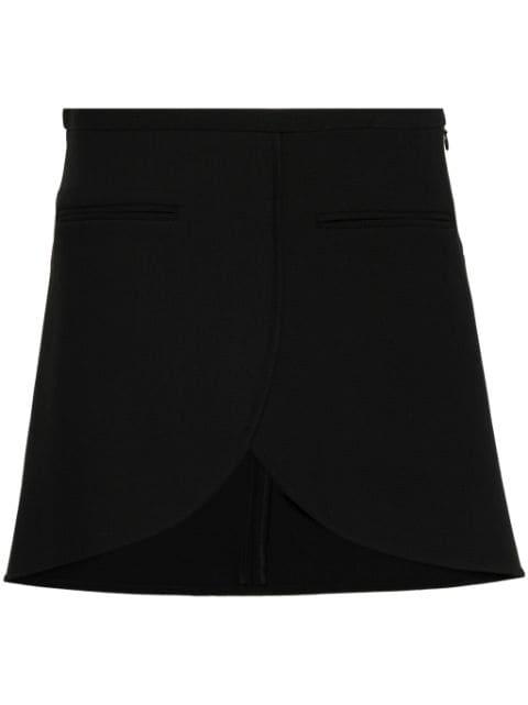 Ellipse curved miniskirt by COURREGES