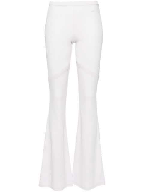 Ellipse mid-rise bootcut trousers by COURREGES