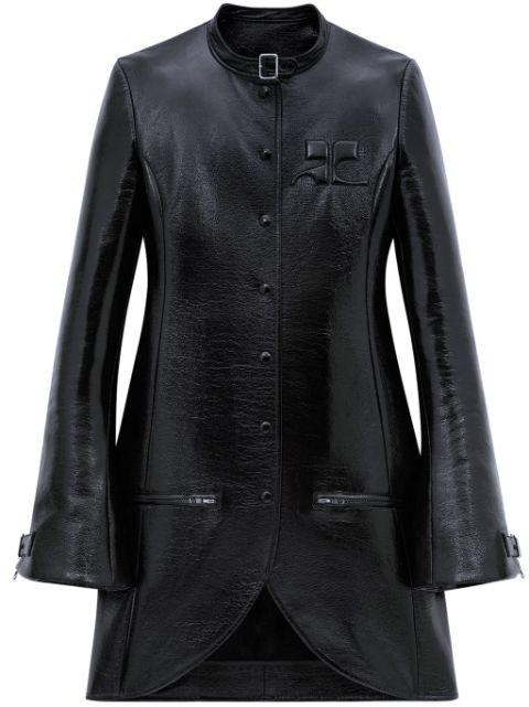 Ellipse midi coat by COURREGES
