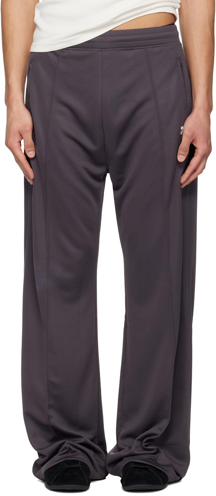 Gray Interlock Track Pants by COURREGES