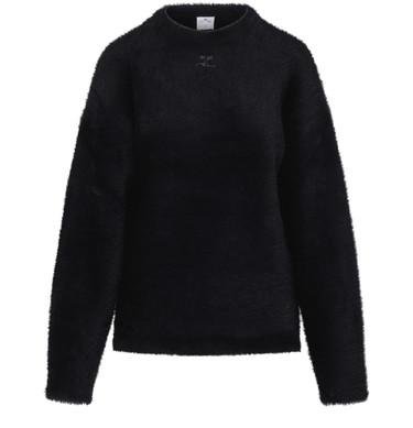 Hairy Oversized Sweater by COURREGES