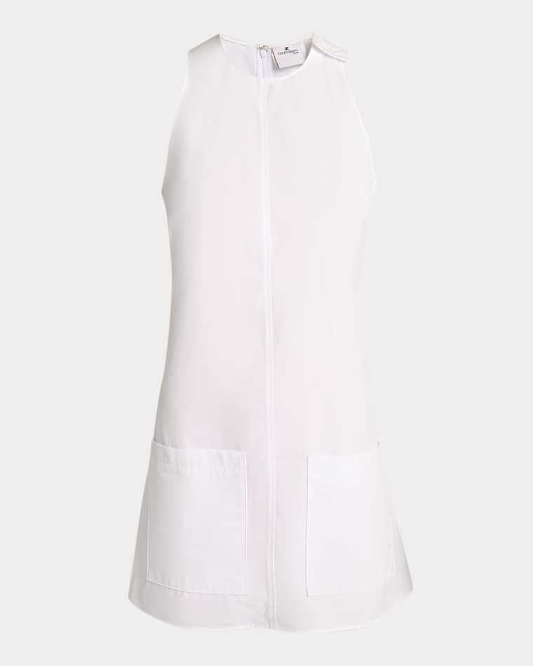 Heritage Poplin Sleeveless Mini Dress by COURREGES