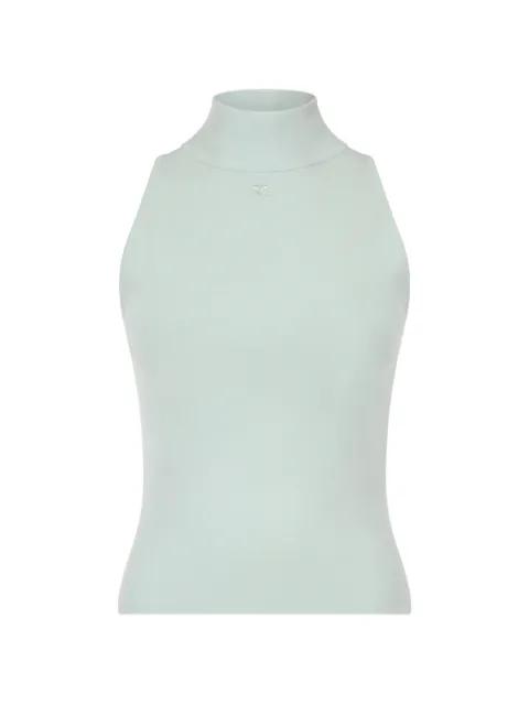 Heritage high-neck sleeveless jumper by COURREGES
